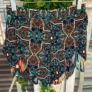 Boho Satin Shorts